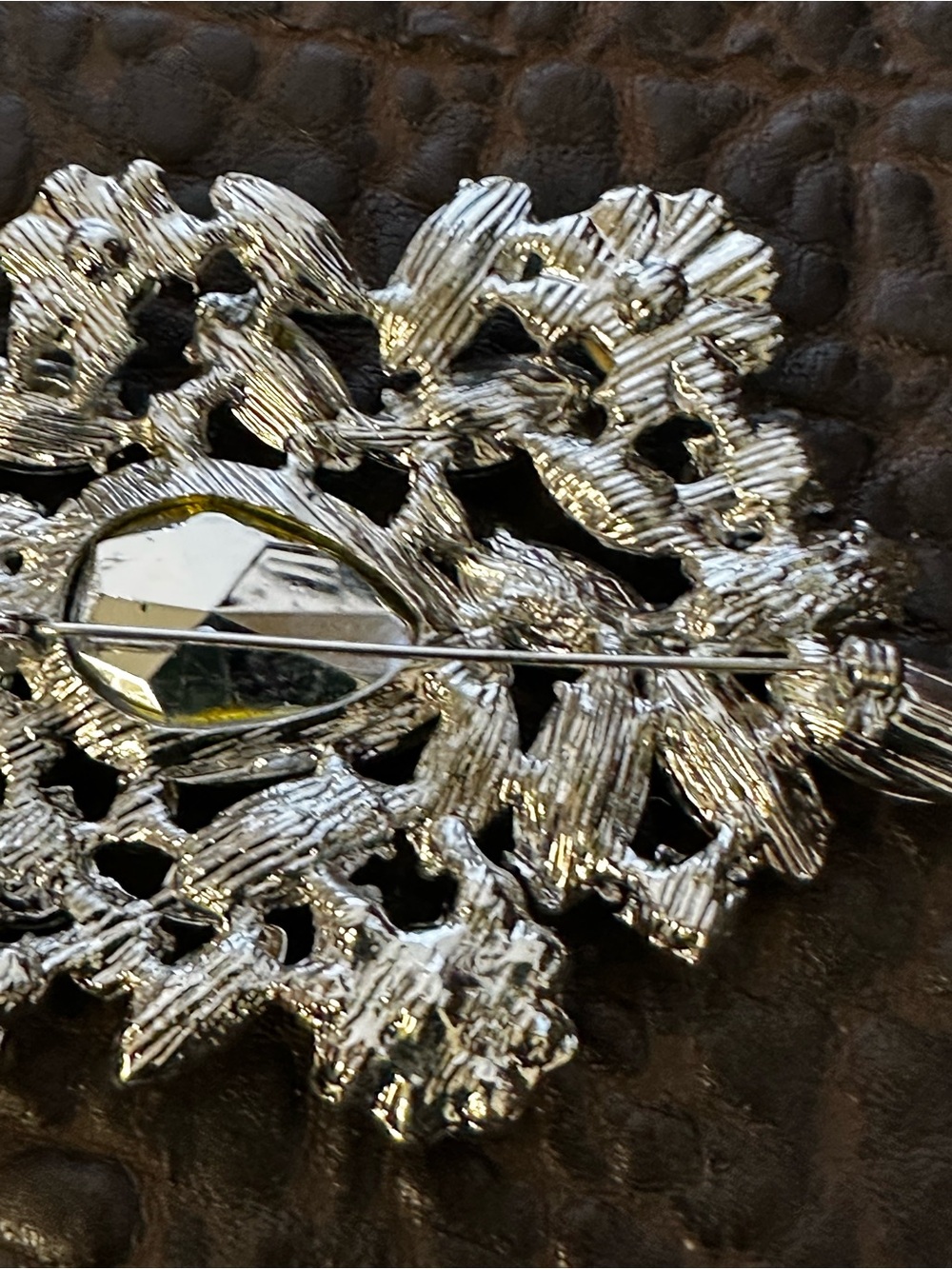 Vintage Rhinestone Brooch - Picture 4 of 6
